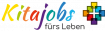 Logo EKHN Kitajob fürs Leben mit buntem Facettenkreuz
